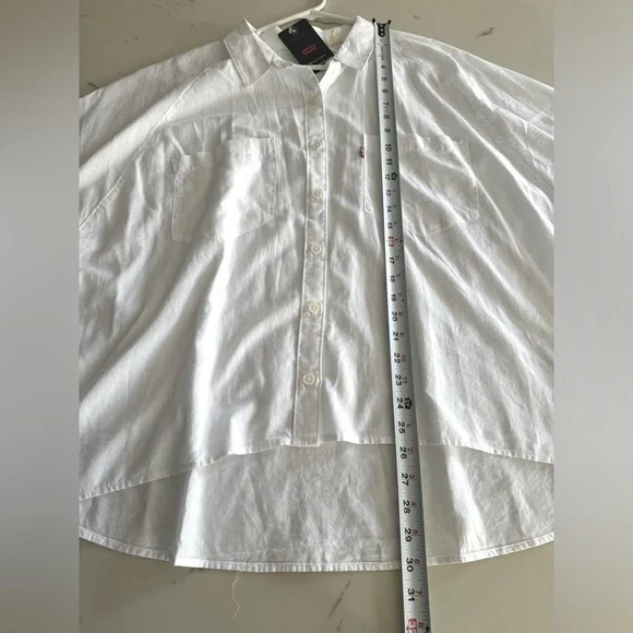 Levi’s The Ex-Boyfriend Shirt White XL - Picture 11 of 11
